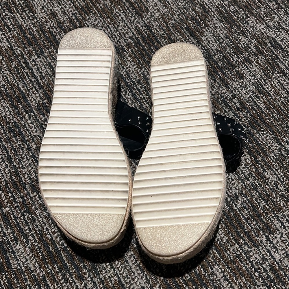 LEATHER PLATFORM SANDALS - Picture 5 of 8